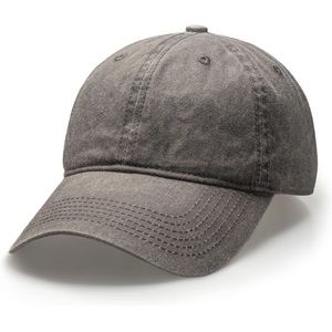 Gray Woman’s Baseball Fitted Cap